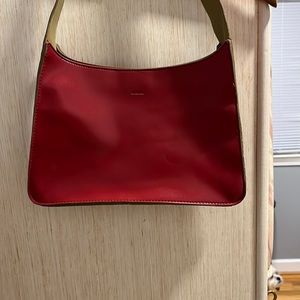 Mondani Red & Tan Clutch/mini bag